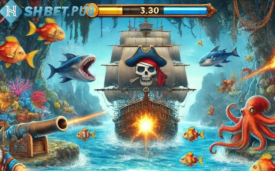 Trải nghiệm tính năng trong game Bắn Cá Hải Tặc Shbet