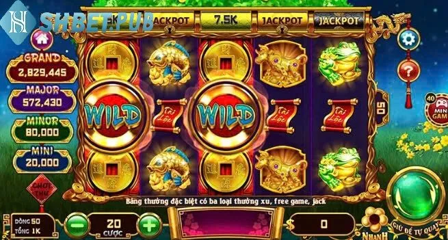 Tỷ lệ trả thưởng Nổ Hũ Cung Hỷ Phát Tài Shbet hấp dẫn nhất thị trường