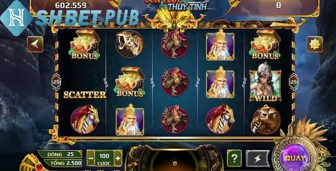 Cách chơi Nổ Hũ Sơn Tinh Thuỷ Tinh Shbet 